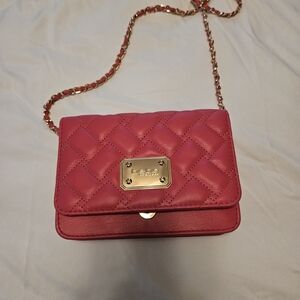 Pink Quilted Chain Bag